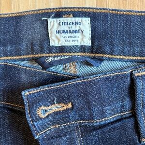 Citizens of Humanity Dark Blue Denim skinny jeans